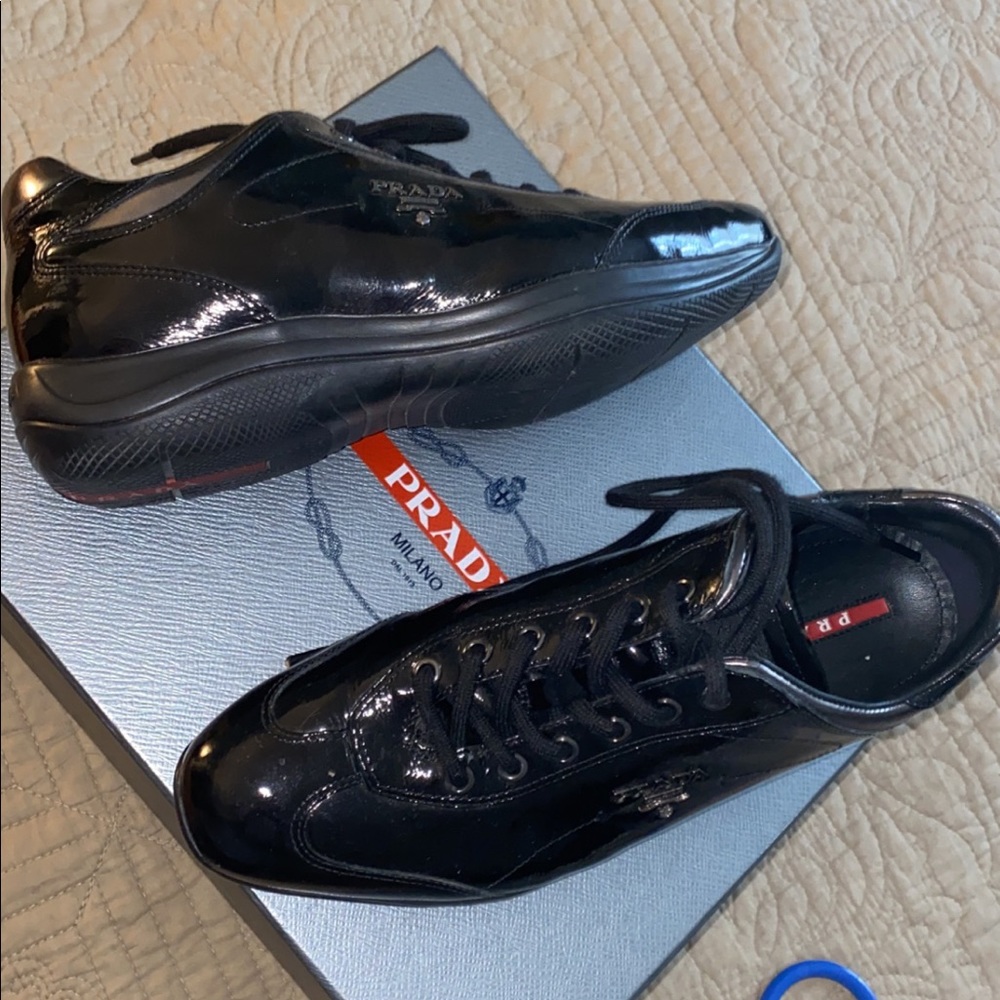 Real Vintage Prada Women’s Calzature Donna Leather Shoes
